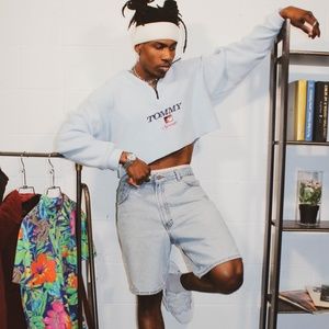 Vintage Stone Washed Calvin Klein Jean Short - 2090338